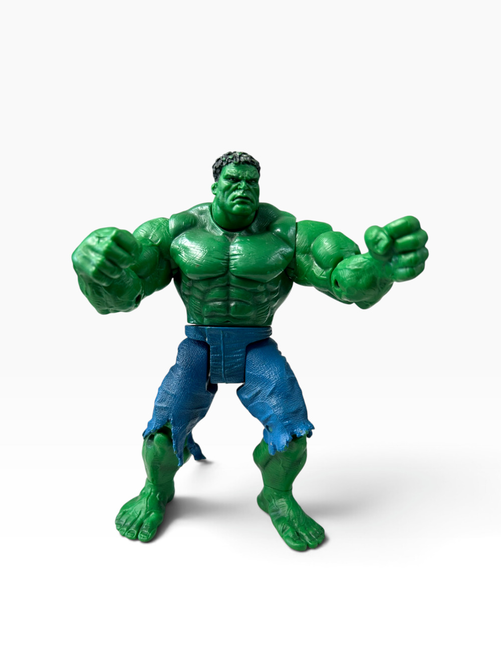 2003 Marvel The Hulk Movie Action Figure The Hulk 7" Punching Action